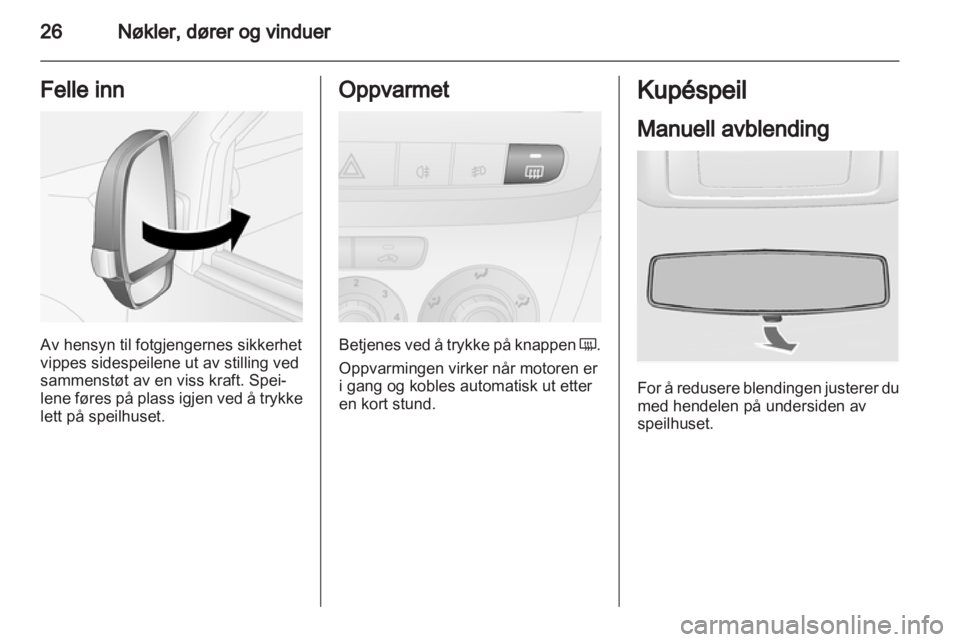 OPEL COMBO D 2013  Instruksjonsbok 