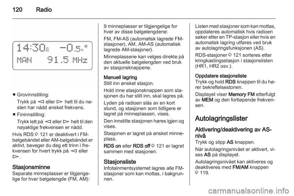 OPEL CORSA 2010.5  Brukerhåndbok for infotainmentsystem 