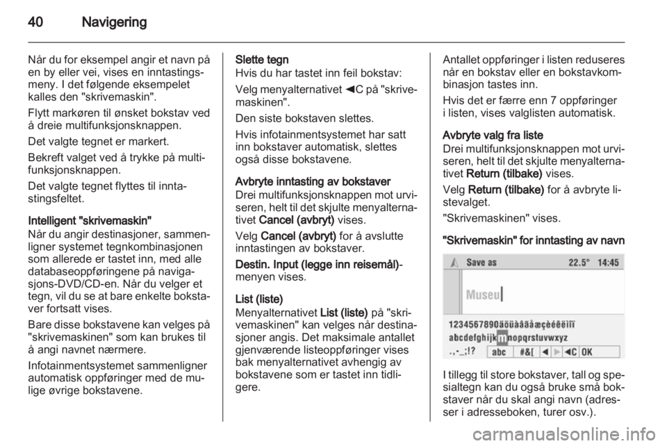 OPEL CORSA 2010.5  Brukerhåndbok for infotainmentsystem 