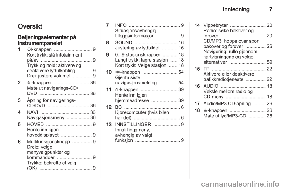 OPEL CORSA 2010.5  Brukerhåndbok for infotainmentsystem 