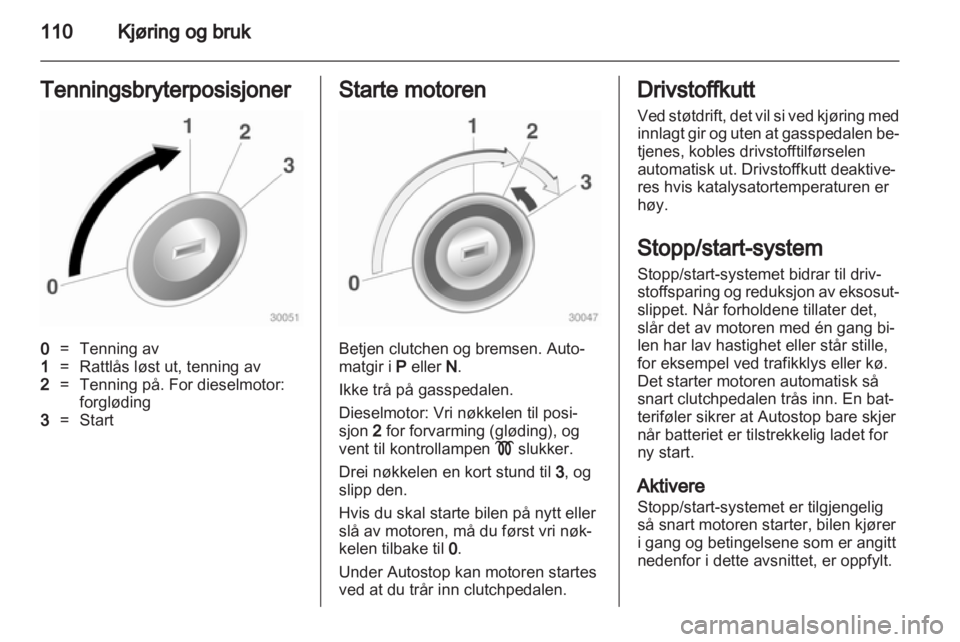 OPEL CORSA 2011  Instruksjonsbok 