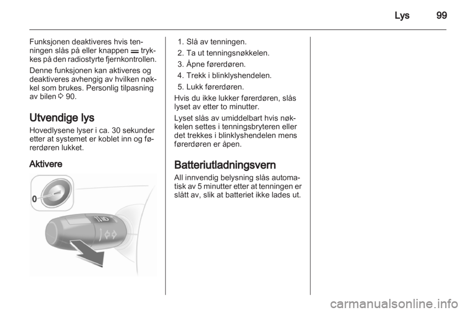 OPEL CORSA 2011  Instruksjonsbok 
