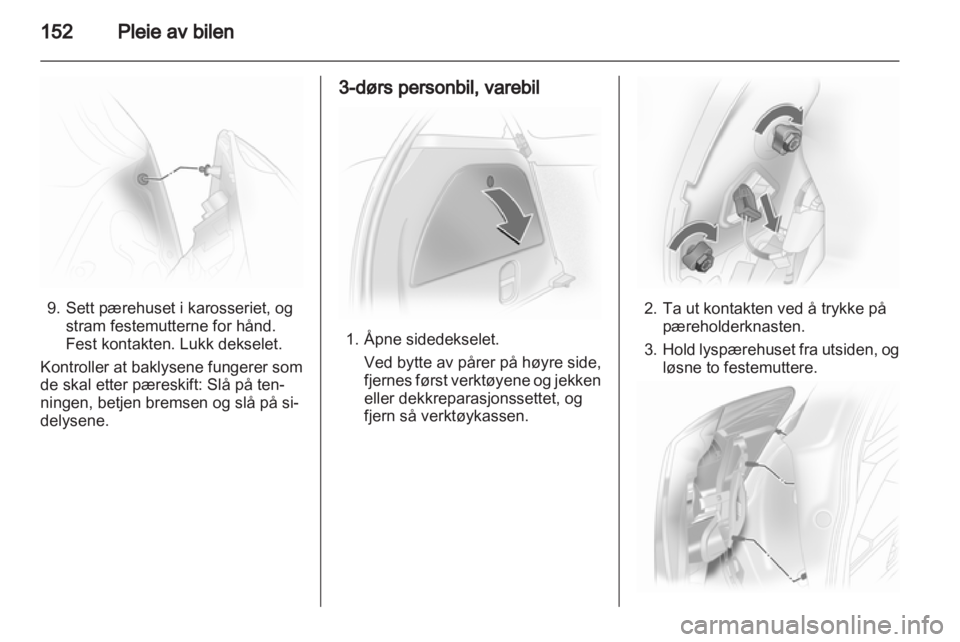 OPEL CORSA 2012  Instruksjonsbok 