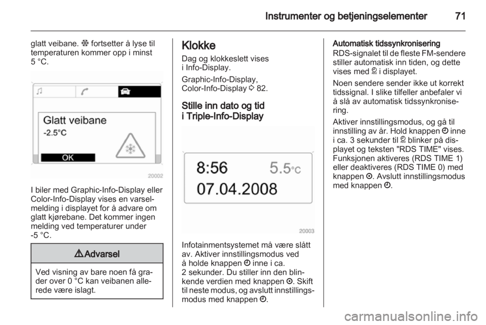 OPEL CORSA 2012  Instruksjonsbok 