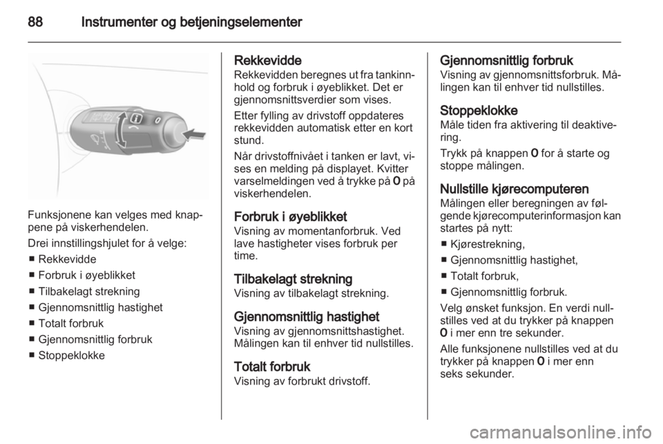 OPEL CORSA 2012  Instruksjonsbok 