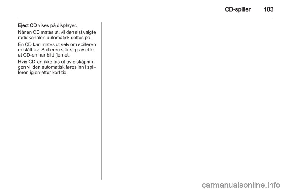 OPEL CORSA 2013  Brukerhåndbok for infotainmentsystem 