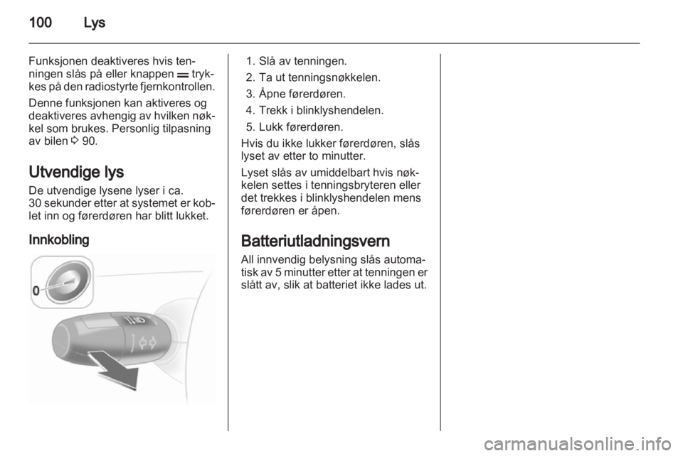 OPEL CORSA 2013  Instruksjonsbok 