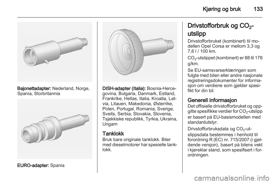 OPEL CORSA 2013  Instruksjonsbok 