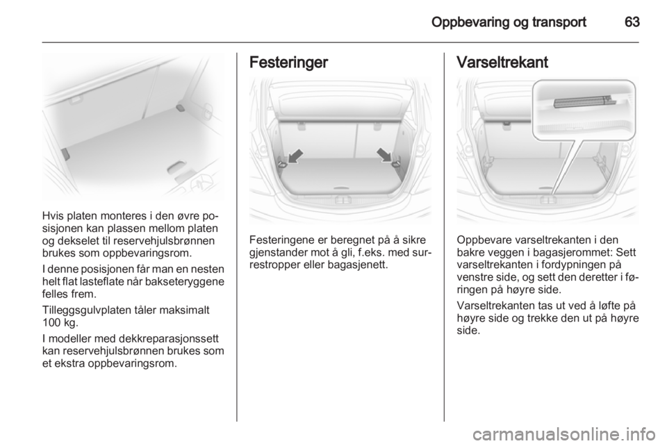 OPEL CORSA 2013  Instruksjonsbok 