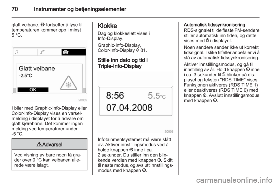 OPEL CORSA 2013  Instruksjonsbok 