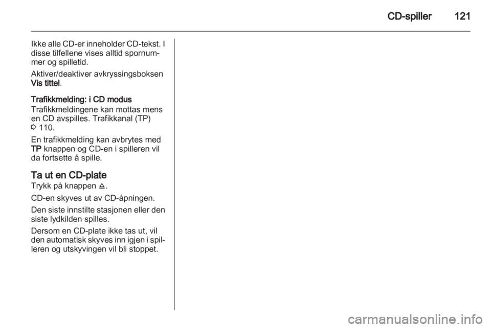 OPEL CORSA 2013.5  Brukerhåndbok for infotainmentsystem 