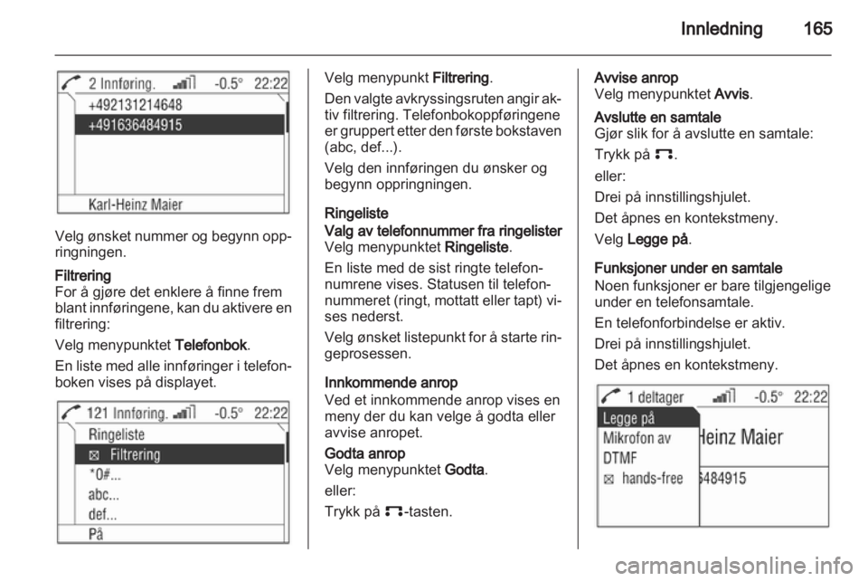 OPEL CORSA 2013.5  Brukerhåndbok for infotainmentsystem 