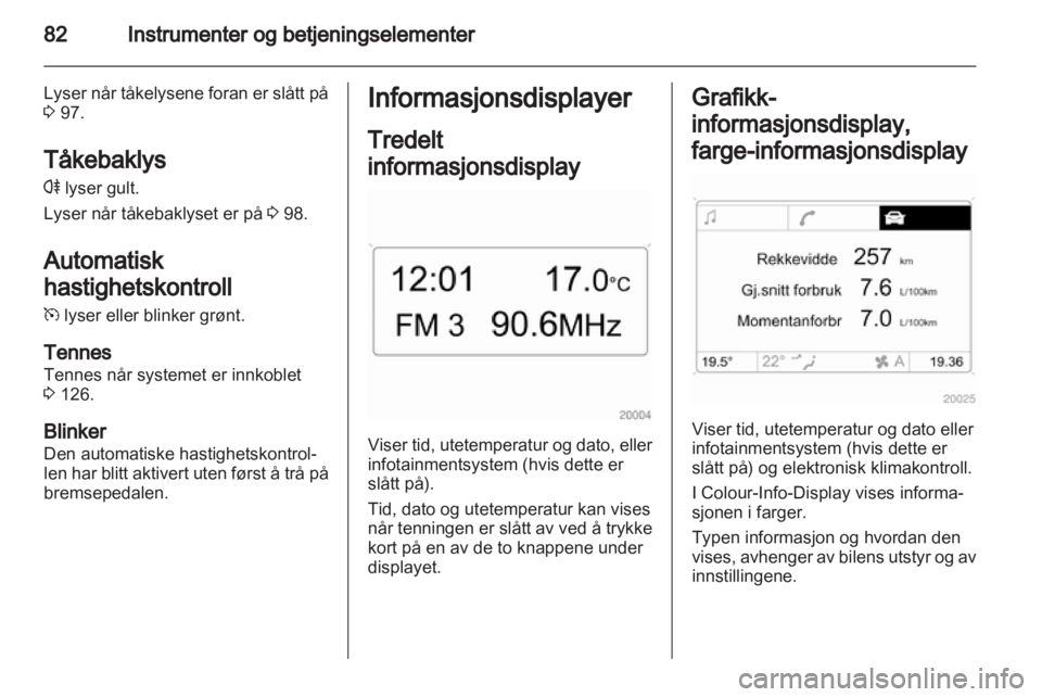 OPEL CORSA 2013.5  Instruksjonsbok 
