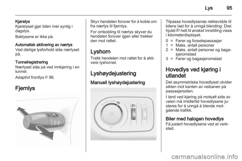 OPEL CORSA 2013.5  Instruksjonsbok 