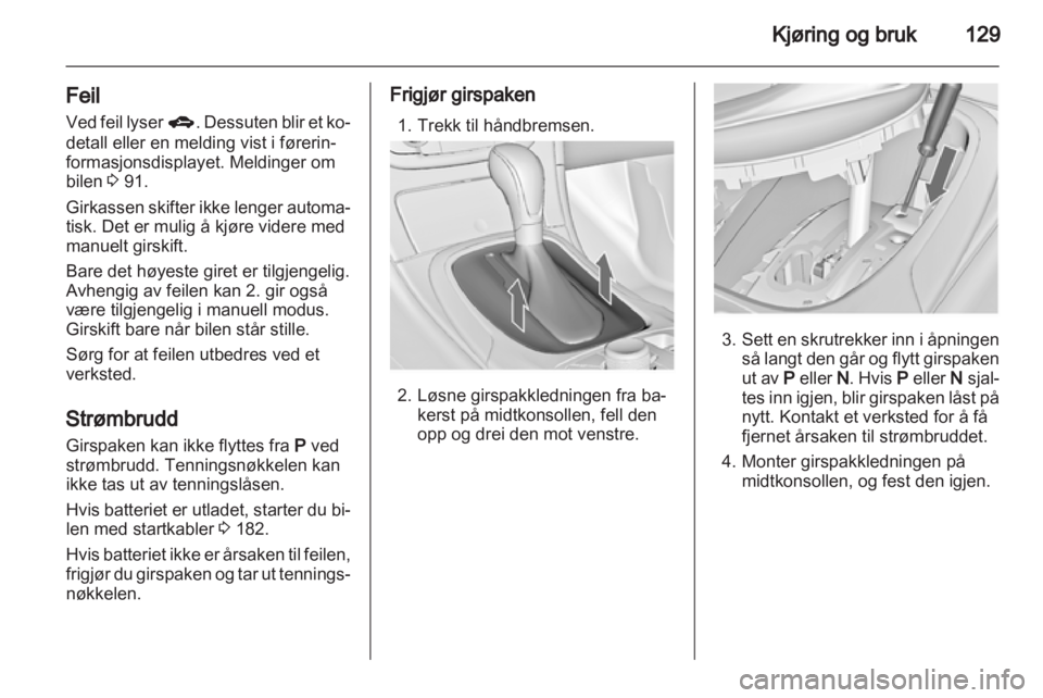 OPEL INSIGNIA 2010  Instruksjonsbok 