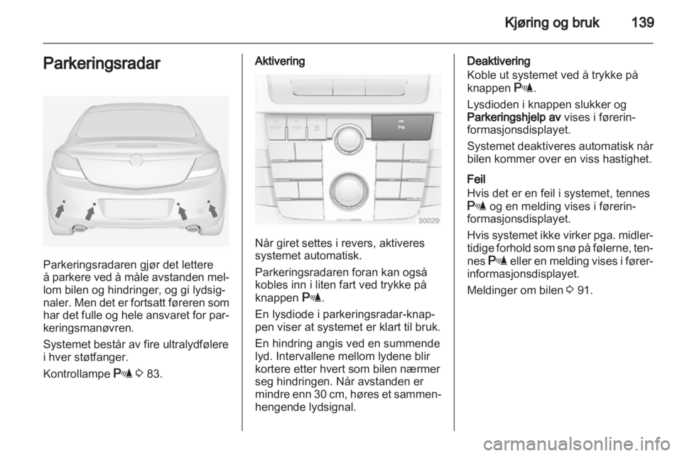 OPEL INSIGNIA 2010  Instruksjonsbok 