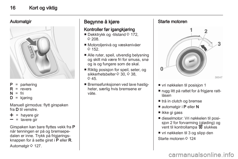 OPEL INSIGNIA 2010  Instruksjonsbok 