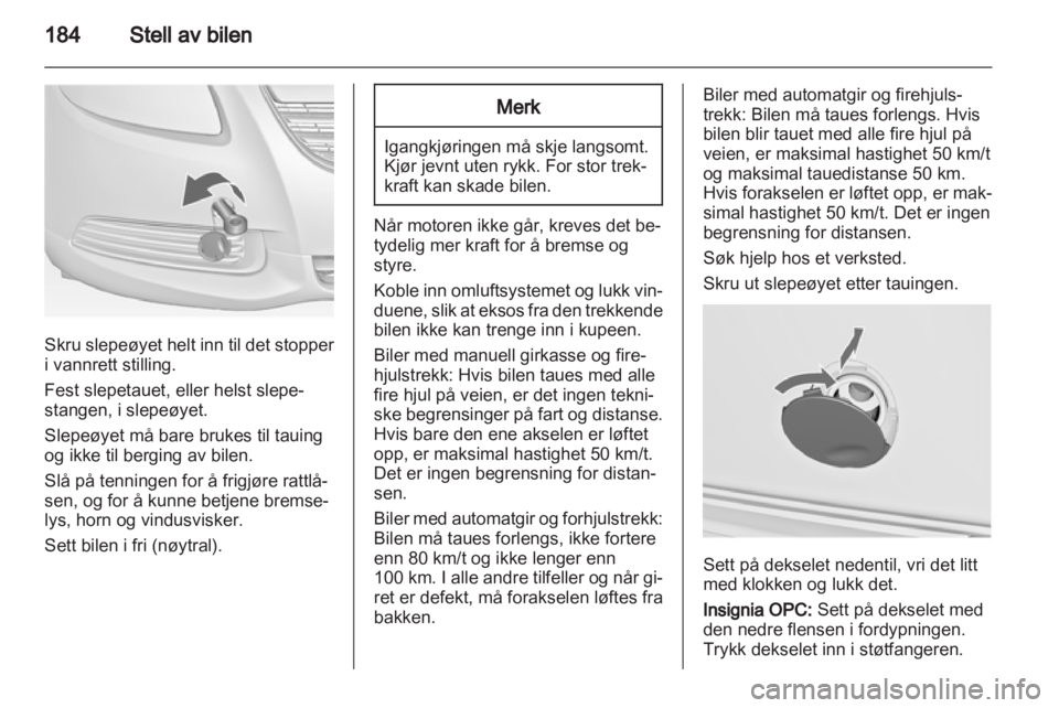 OPEL INSIGNIA 2010  Instruksjonsbok 