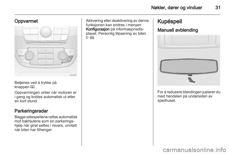 OPEL INSIGNIA 2010  Instruksjonsbok 