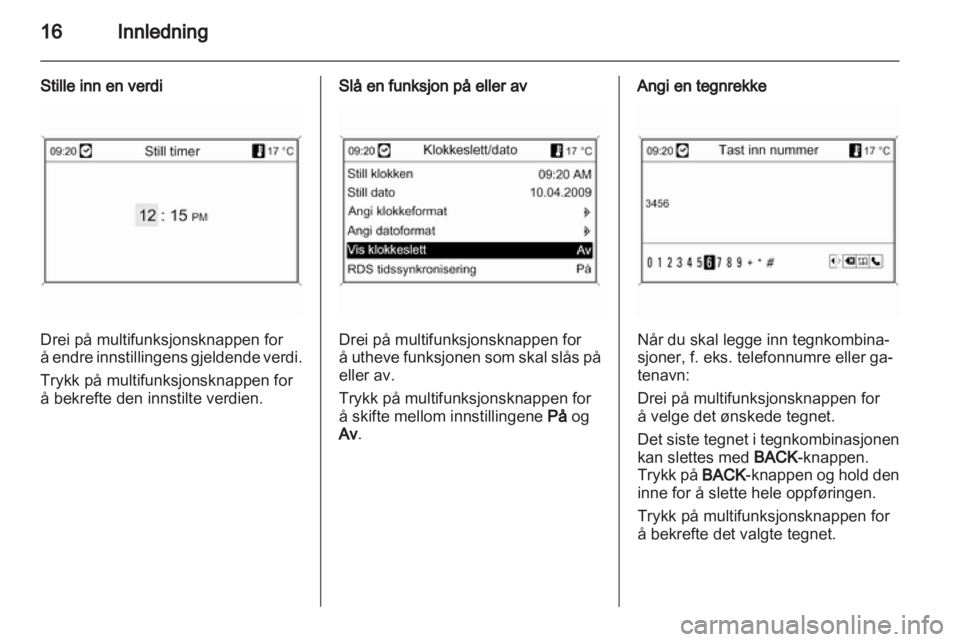 OPEL INSIGNIA 2010.5  Brukerhåndbok for infotainmentsystem 