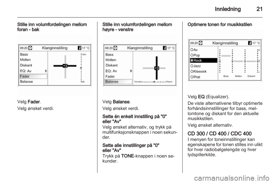 OPEL INSIGNIA 2010.5  Brukerhåndbok for infotainmentsystem 