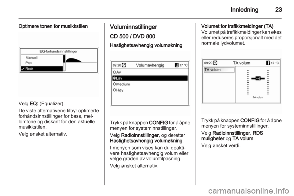 OPEL INSIGNIA 2010.5  Brukerhåndbok for infotainmentsystem 