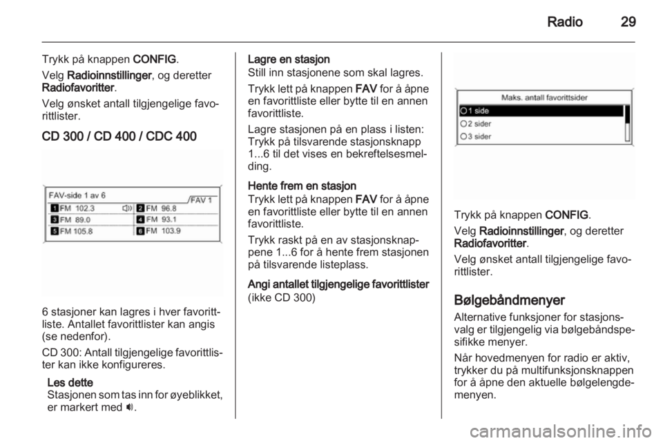OPEL INSIGNIA 2010.5  Brukerhåndbok for infotainmentsystem 