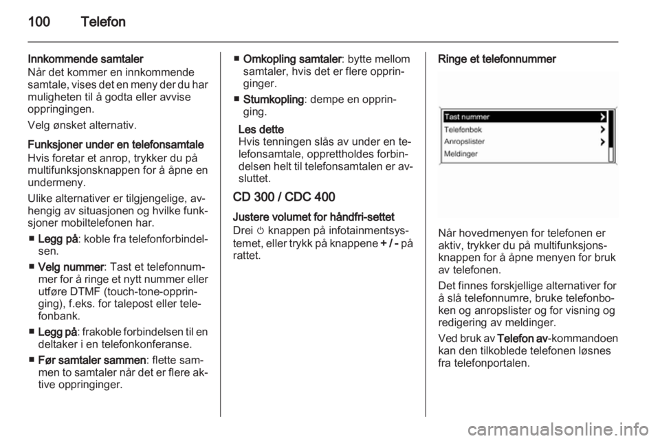 OPEL INSIGNIA 2010.5  Brukerhåndbok for infotainmentsystem 
