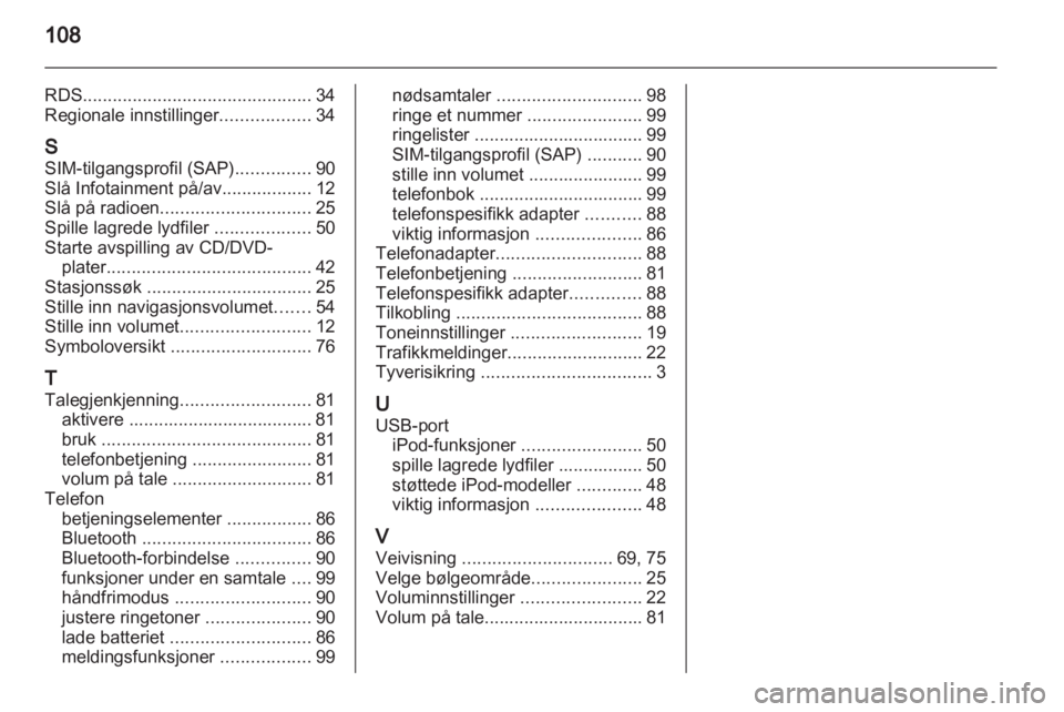 OPEL INSIGNIA 2011  Brukerhåndbok for infotainmentsystem 