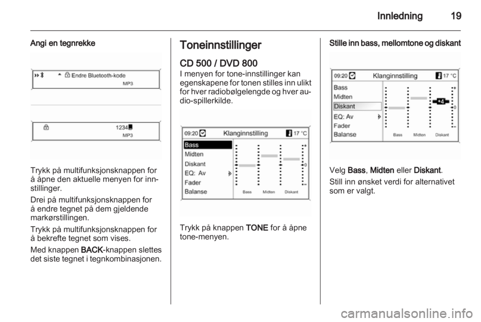OPEL INSIGNIA 2011  Brukerhåndbok for infotainmentsystem 