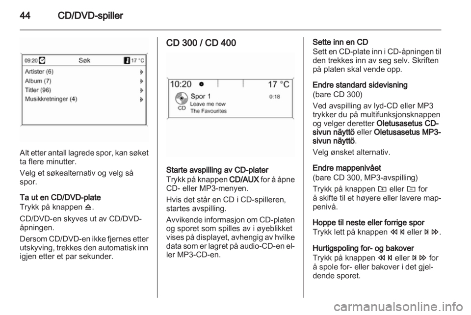 OPEL INSIGNIA 2011  Brukerhåndbok for infotainmentsystem 