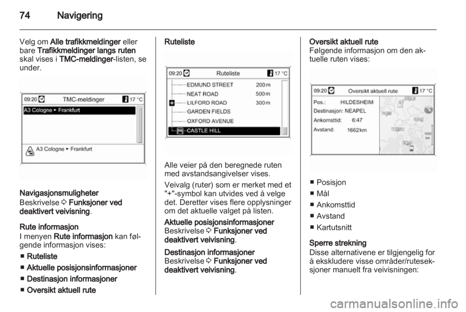OPEL INSIGNIA 2011  Brukerhåndbok for infotainmentsystem 