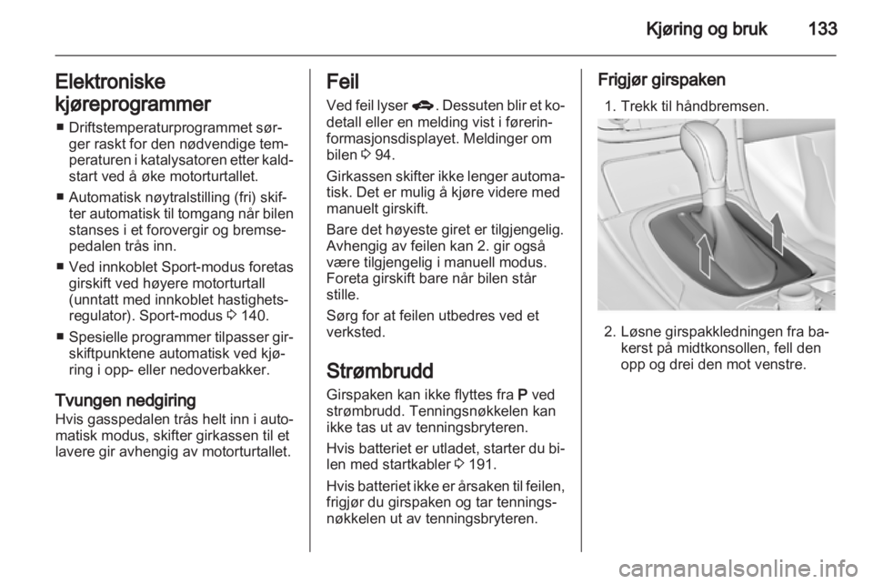 OPEL INSIGNIA 2011  Instruksjonsbok 