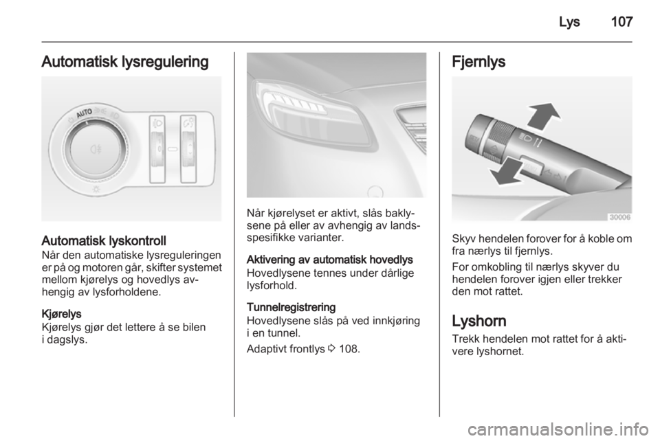 OPEL INSIGNIA 2012  Instruksjonsbok 
