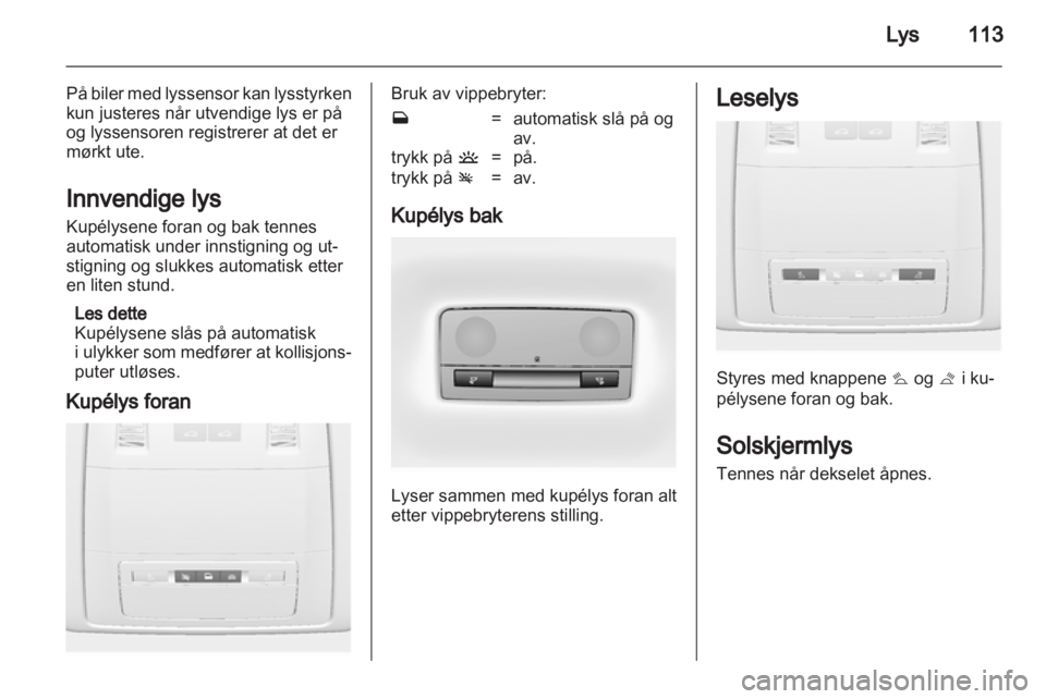 OPEL INSIGNIA 2012  Instruksjonsbok 