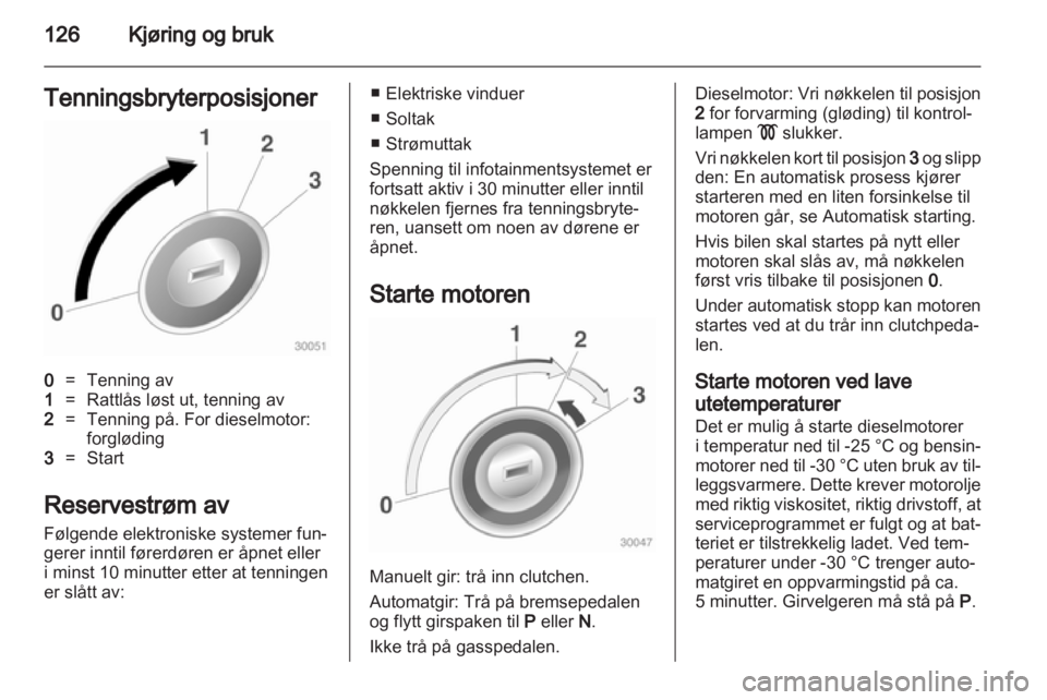 OPEL INSIGNIA 2012  Instruksjonsbok 