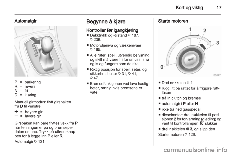 OPEL INSIGNIA 2012  Instruksjonsbok 