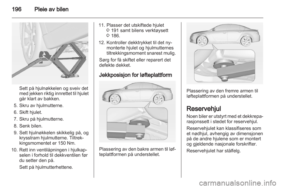 OPEL INSIGNIA 2012  Instruksjonsbok 