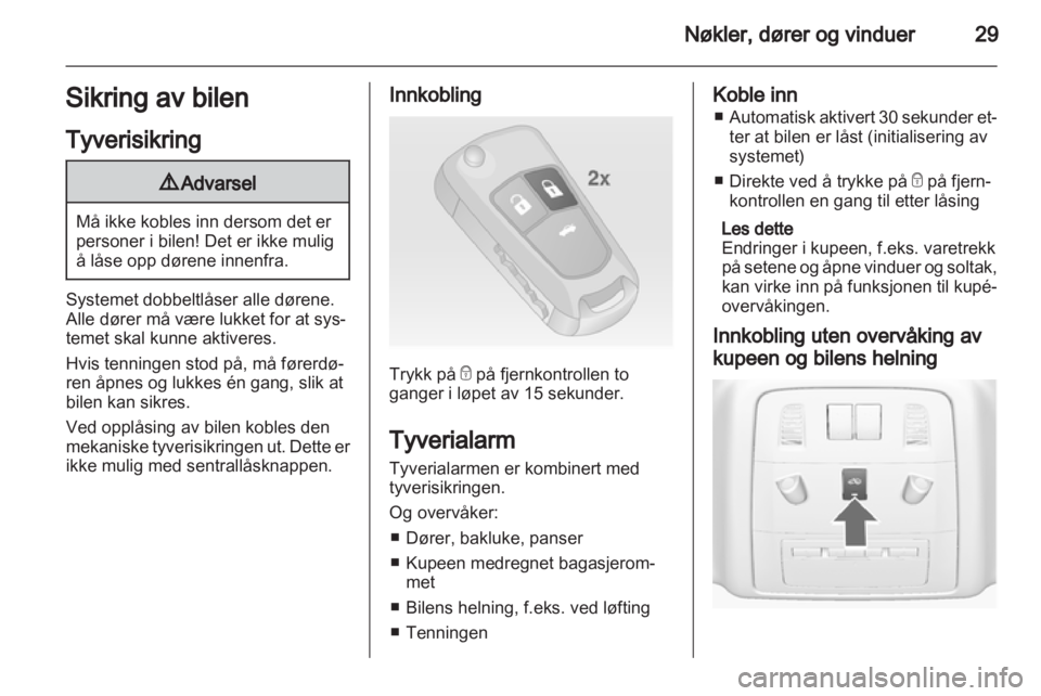OPEL INSIGNIA 2012  Instruksjonsbok 