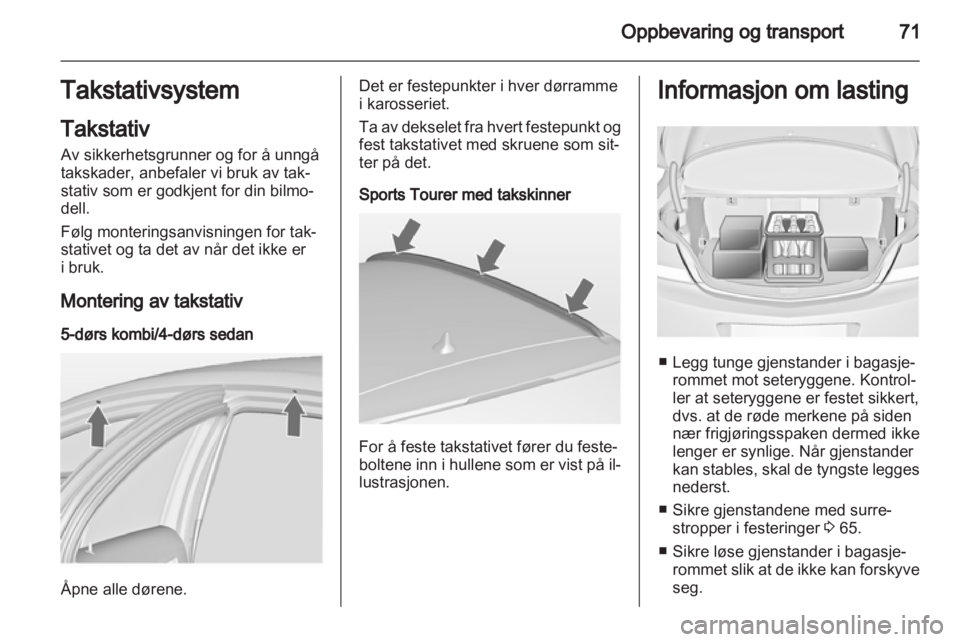 OPEL INSIGNIA 2012  Instruksjonsbok 