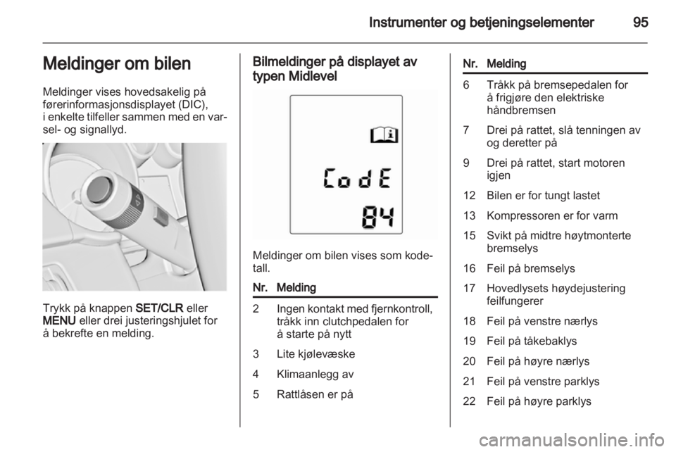 OPEL INSIGNIA 2012  Instruksjonsbok 
