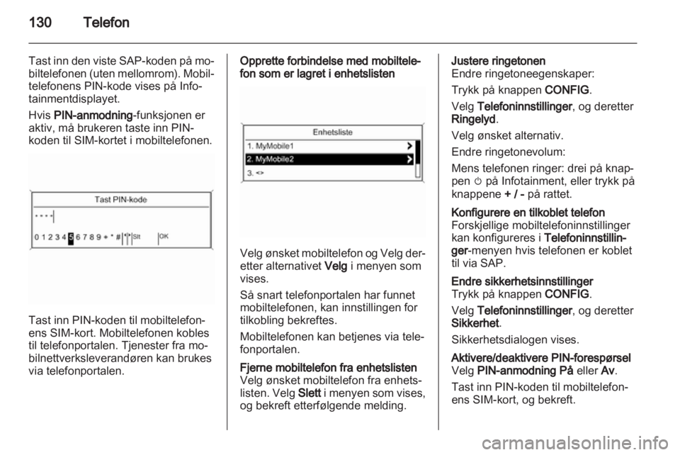 OPEL INSIGNIA 2012.5  Brukerhåndbok for infotainmentsystem 