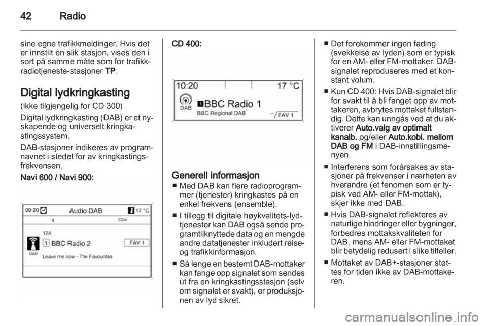 OPEL INSIGNIA 2012.5  Brukerhåndbok for infotainmentsystem 