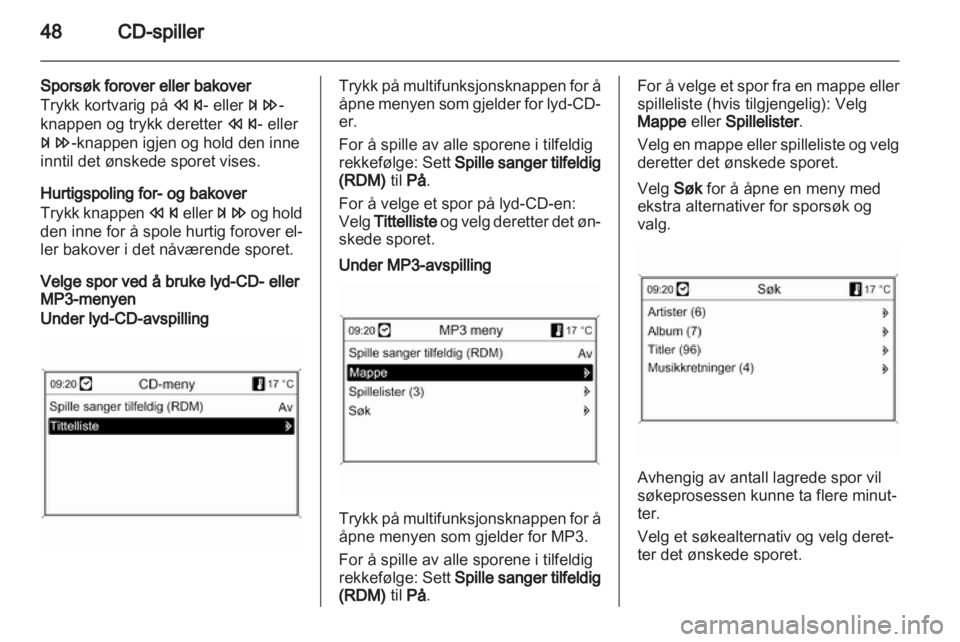 OPEL INSIGNIA 2012.5  Brukerhåndbok for infotainmentsystem 