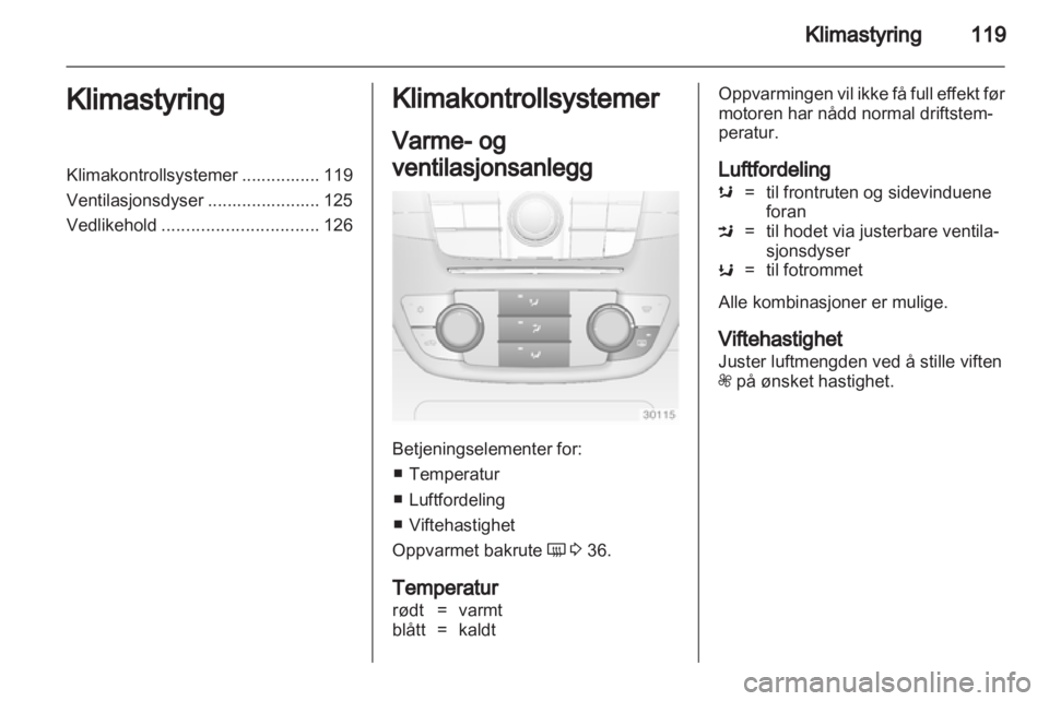 OPEL INSIGNIA 2012.5  Instruksjonsbok 