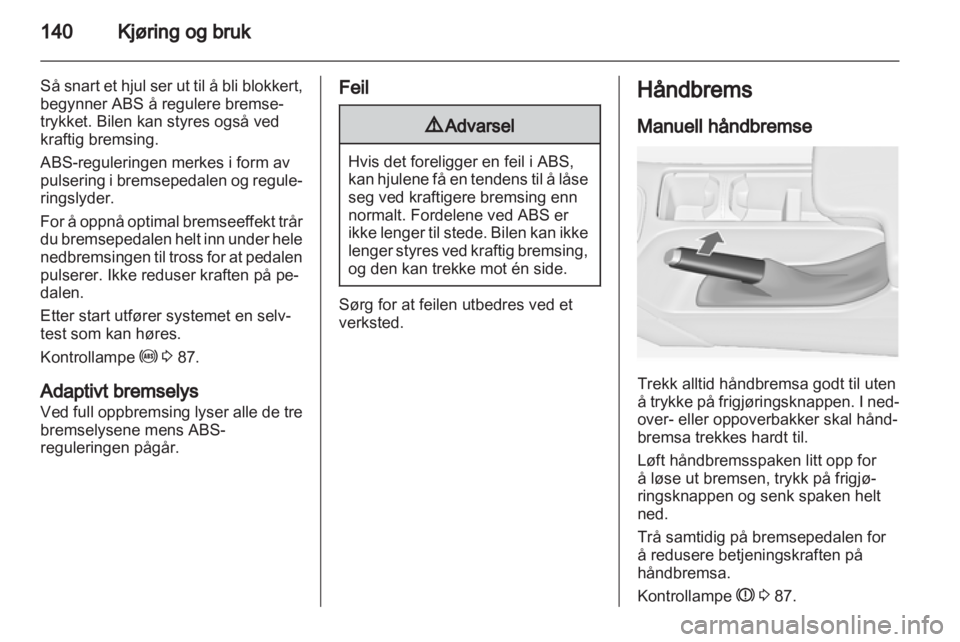OPEL INSIGNIA 2012.5  Instruksjonsbok 