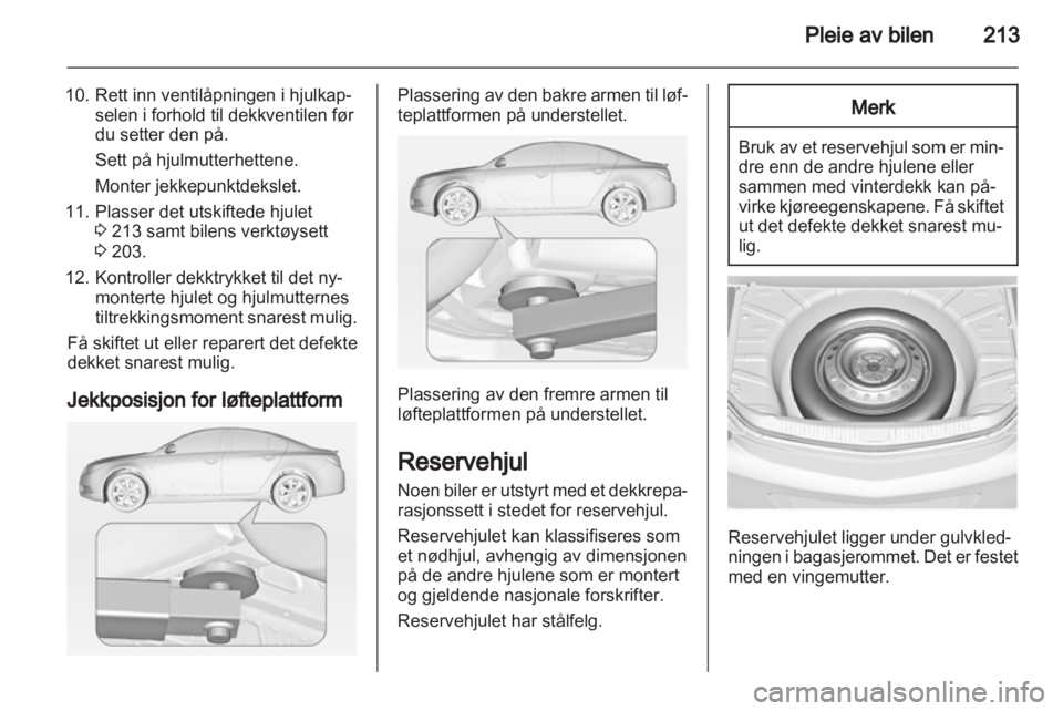 OPEL INSIGNIA 2012.5  Instruksjonsbok 