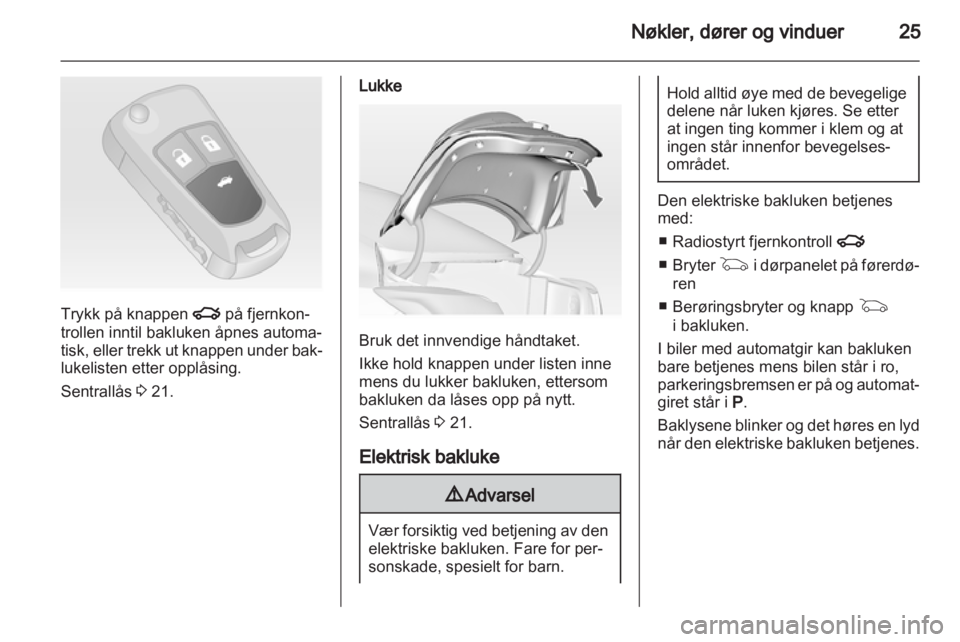OPEL INSIGNIA 2012.5  Instruksjonsbok 