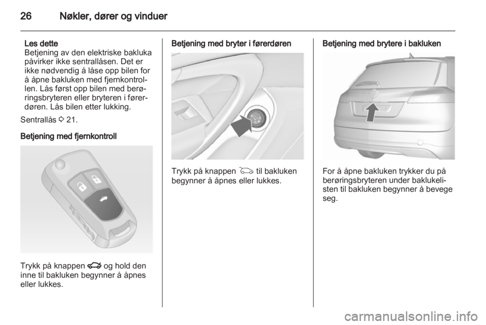 OPEL INSIGNIA 2012.5  Instruksjonsbok 