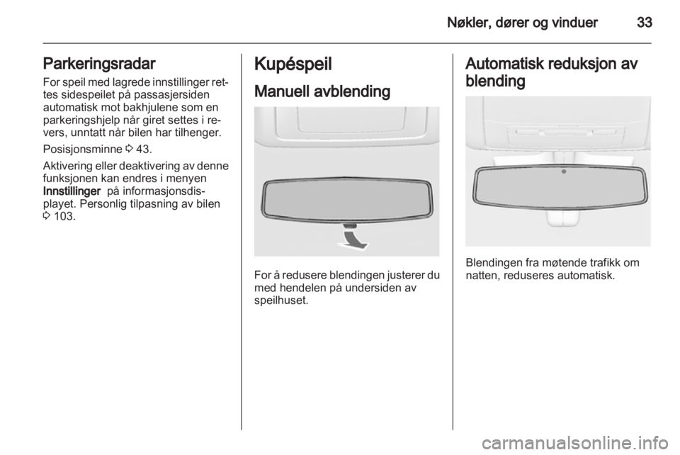 OPEL INSIGNIA 2012.5  Instruksjonsbok 